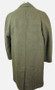 Vintage Burton Green Houndstooth 38" Small Heavy Tailored Tweed Raglan Overcoat