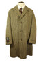Vintage Harris Tweed Green Mix Tailored Large Scottish Tweed Raglan Overcoat