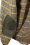Vtg  Aquascutum Mens Wool 40R Tweed Short Brown Mix Elbow Patch Sporting Jacket