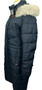 Tommy Hilfiger Ladies Blue Large Designer Puffer Padded Long Winter Hooded Coat