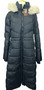 Tommy Hilfiger Ladies Blue Large Designer Puffer Padded Long Winter Hooded Coat