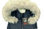 Tommy Hilfiger Ladies Blue Large Designer Puffer Padded Long Winter Hooded Coat