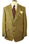 2004 Bladen Supasax  42" Long Balmoral Green British Tweed Jacket with Tags