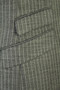 HOUSE OF CAVANI SIGNATURE MENS 40" GREY MODERN PINSTRIPE JACKET