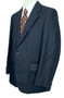 Mens Blazer Blue Pinstripe Konen Geoffrey Davis 42" Striped Suit Jacket