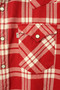Levis Mens Red Small 100% Cotton Short Sleeve Popper Men's Shirt