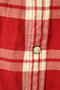 Levis Mens Red Small 100% Cotton Short Sleeve Popper Men's Shirt