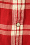 Levis Mens Red Small 100% Cotton Short Sleeve Popper Men's Shirt