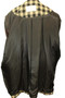 Vintage Ann Harvey Size 24 Checkered Brown/Black Mix Collarless Tweed Jacket