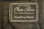 1986 Chester Barrie 42" Geoffrey Davis Grey Pinstriped Tailored  Suit Jacket