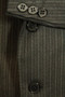 1986 Chester Barrie 42" Geoffrey Davis Grey Pinstriped Tailored  Suit Jacket