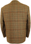 VINTAGE MENS TWEED SMALL 42" SHORT POLO COMPANY BROWN MIX TWEED JACKET