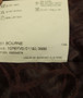 BURBERRY THOMAS BURBERRY LARGE 44" MENS BLACK WOOL JACKET