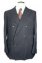 Vtg Chester Barrie Savile Row Blue 42" Double Breasted Pinstripe Tailored Blazer