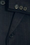 Vtg Chester Barrie Savile Row Blue 42" Double Breasted Pinstripe Tailored Blazer