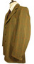 British Vtg Bladen Supasax 42" Tailored Green Mix Tweed Jacket *Short Sleeve*
