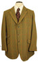 British Vtg Bladen Supasax 42" Tailored Green Mix Tweed Jacket *Short Sleeve*