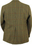 VINTAGE MAGEE JAMES BELL MENS 42" GREEN MIX 3-BUTTON COUNTRY TWEED JACKET