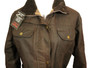 Eirinn Country Wear Brown Size 14 Ladies Belted Wax Cotton Waterproof Jacket