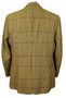 Vintage John G Hardy Green Mix Check 48L Gents Tweed Sporing 3-Button Jacket
