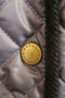 Barbour Quilt Ladies Purple/Blue Mix Size 12 Diamond Stitch Quilted Jacket