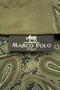 Mens Green Marco Polo Green Paisley Gents Elegant Scarf