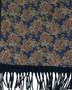 Fountain Bleu Mens Tie Rack Blue Mix Wool Backed British Scarf