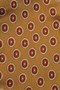 Vintage Scarf Sammy Brown Mix Circular Decorative Lambswool British Scarf