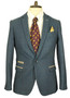 Marc Darcy Dion Blue 36" Blue Dion Modern Tweed Men's Jacket