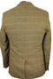 Marc Darcy Brown Check 36" Modern Tweed Mens Jacket