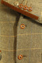 Marc Darcy Brown Check 36" Modern Tweed Mens Jacket