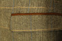 Marc Darcy Brown Check 36" Modern Tweed Mens Jacket