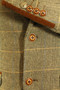 Marc Darcy Brown Check 36" Modern Tweed Mens Jacket