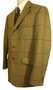 Alpendale Tweed Green 44L Country Check Sporting Tweed Jacket