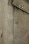 Magee Green 44" Short Geneva Grey Modern Herringbone Mens Tweed Jacket