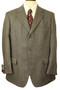 Magee Green 44" Short Geneva Grey Modern Herringbone Mens Tweed Jacket
