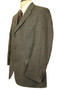 Magee Green 44" Short Geneva Grey Modern Herringbone Mens Tweed Jacket