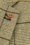 HOUSE OF CAVANI 36R GREY BOX CHECK 2 PIECE SUIT JACKET & WAISTCOAT BNWT