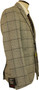 HOUSE OF CAVANI 36R GREY BOX CHECK 2 PIECE SUIT JACKET & WAISTCOAT BNWT