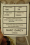 Marc Darcy Stone 38R Mens 2 - Piece Jacket and Waistcoat Suit Set