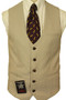 Marc Darcy Stone 38R Mens 2 - Piece Jacket and Waistcoat Suit Set