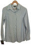 Tommy Hilfiger Ladies Size 10 Striped Blue Shirt Blouse