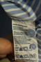 Tommy Hilfiger Ladies Size 10 Striped Blue Shirt Blouse