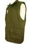 Walker & Hawkes Derby Tweed Green XL Shooting Contry Vest Waistcoat