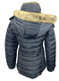 Joules Blue Gosway Padded Size 8 Quilted Faux Fux Detachable Hooded Jacket