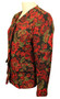 Cotswold Collection Ladies Red Floral Cotton Size 8 Embroidered Style Jacket