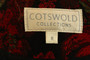 Cotswold Collection Ladies Red Floral Cotton Size 8 Embroidered Style Jacket