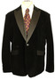 House of Cavani Black Velvet 46R Tuxedo Dinner Jacket