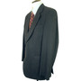 Vintage Daks Merino Wool 42" Long Grey Mix Pinstripe Suit Jacket