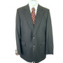 Vintage Daks Merino Wool 42" Long Grey Mix Pinstripe Suit Jacket